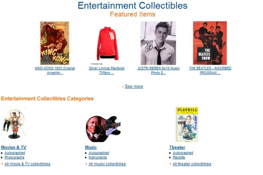 Así luce la plataforma amazon.com/entertainmentcollectibles.
