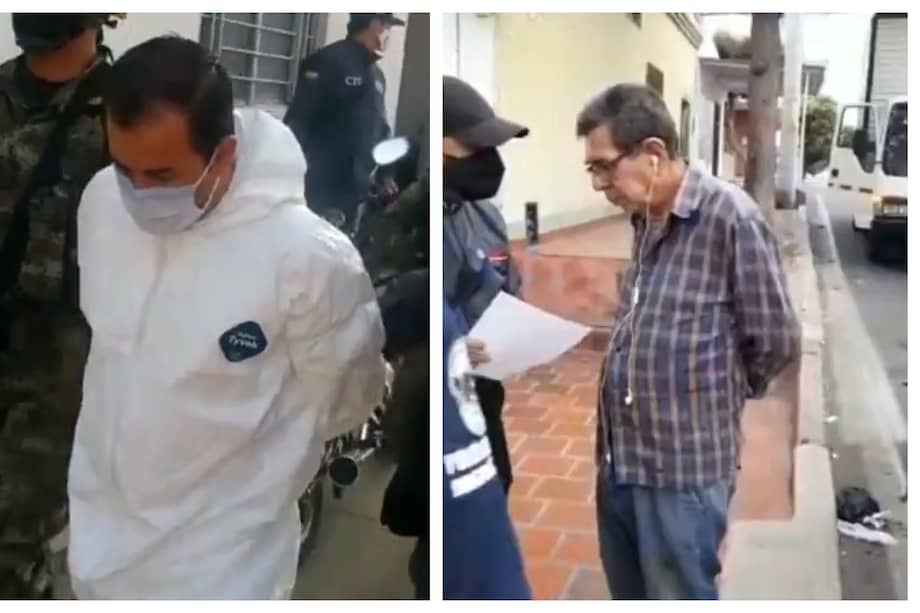 Francisco Alberto Páez y Carlos Octavio Ramírez, registradores de Ábrego y Sardinata (Norte de Santander), respectivamente.