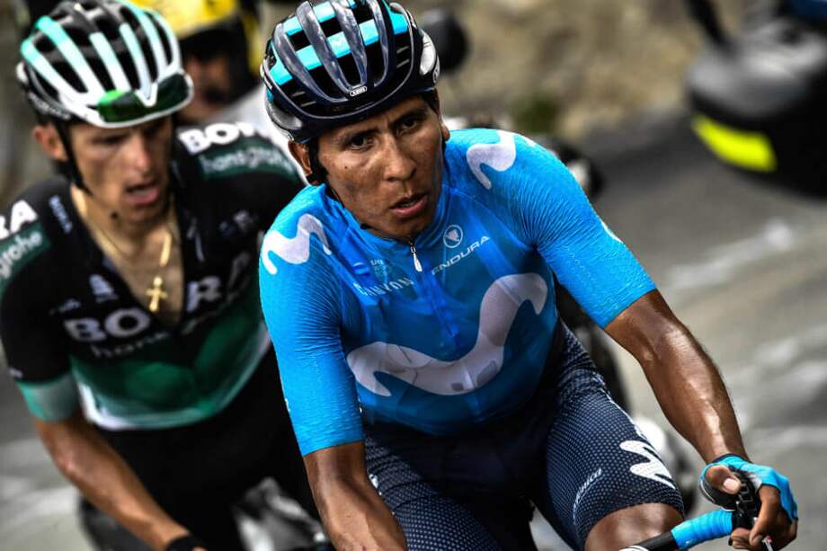 El principal objetivo de la temporada para Nairo Quintana es ganar el Tour de Francia. / AFP