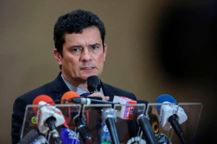 Sergio Moro, juez del caso Lava-Jato y hoy ministro de Justicia de Brasil. / AFP