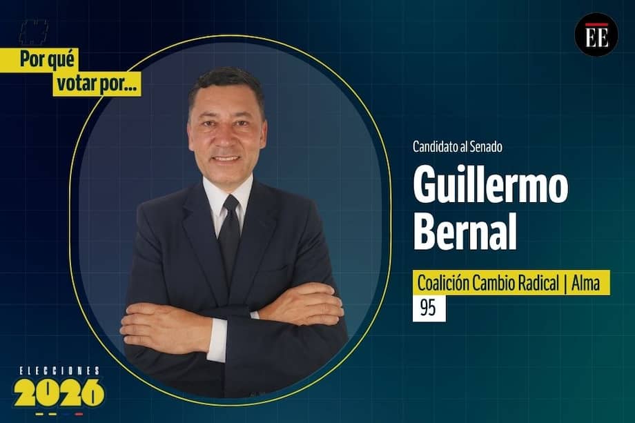 Guillermo Bernal, candidato al Senado.