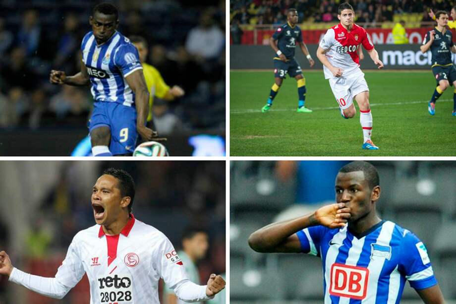 Jugadores de Selección Colombia se reportaron con goles en Europa