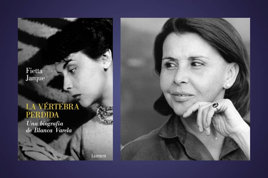 Blanca Leonor Varela nació el 10 de agosto de 1926, en Lima, Perú, y murió el 12 de marzo de 2009. En 2001 obtuvo el Premio Octavio Paz de Poesía y Ensayo, en 2006 ganó el Premio Internacional de Poesía Federico García Lorca y en 2007 fue merecedora del Premio Reina Sofía de Poesía Iberoamericana. Aquí, junto a la portada de la biografía recién publicada en Colombia.
