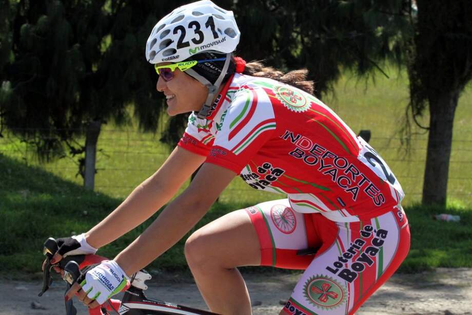 La ciclista colombiana Sérika Gulumá / Cortesía Fedeciclismo