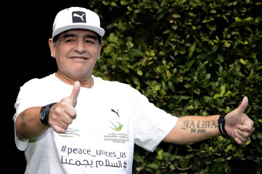 Diego Maradona, exfutbolista argentino. Foto: EFE