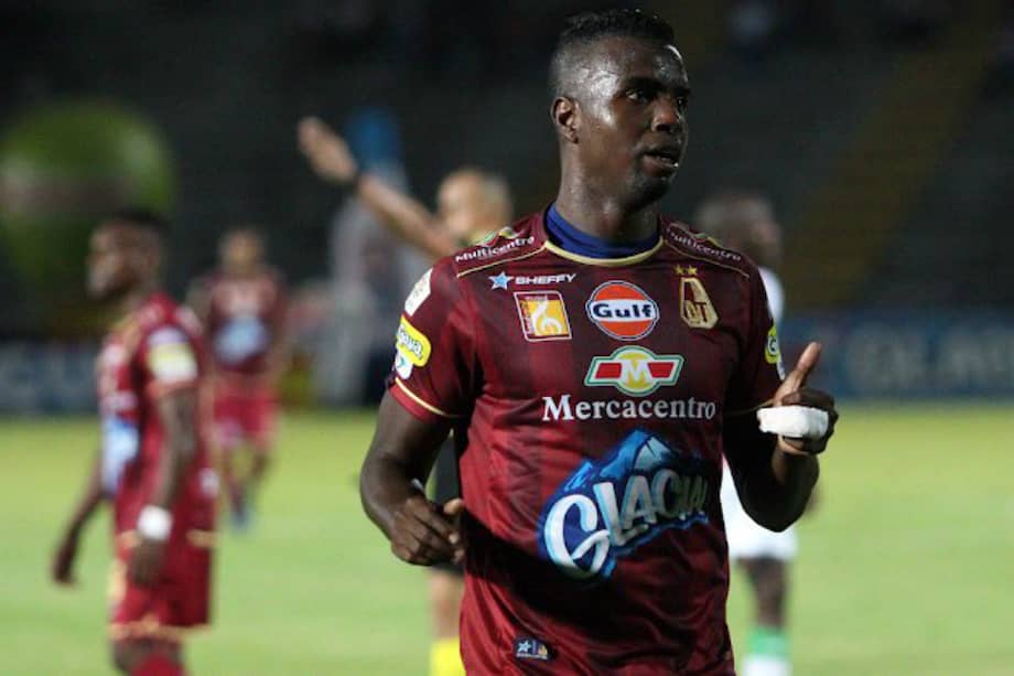 Marco Pérez ya lleva tres goles de manera consecutiva en dos partidos de la Liga Águila. / @cdtolima