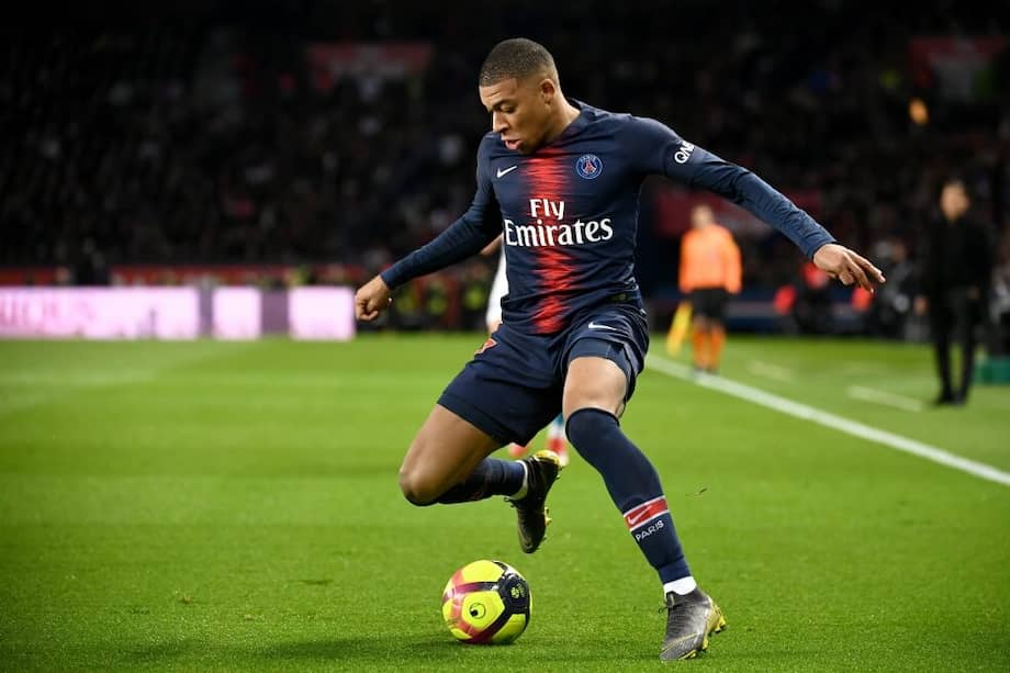 El delantero francés Kylian Mbappé. / AFP