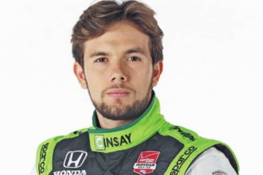 Carlos Muñoz, piloto colombiano de la Indycar. / Archivo
