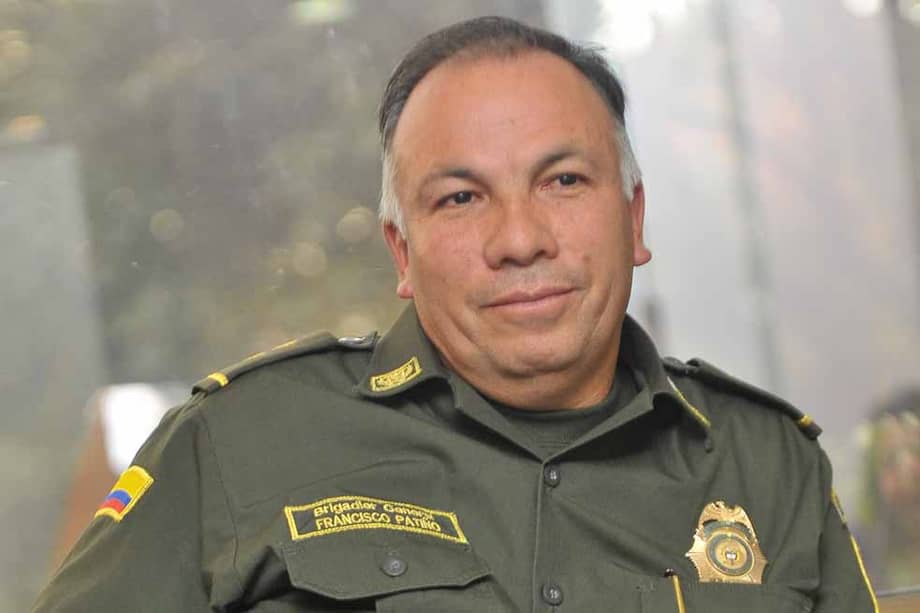 El brigadier Francisco Patiño, excomandante de la Policía Metropolitana de Bogotá. / Archivo