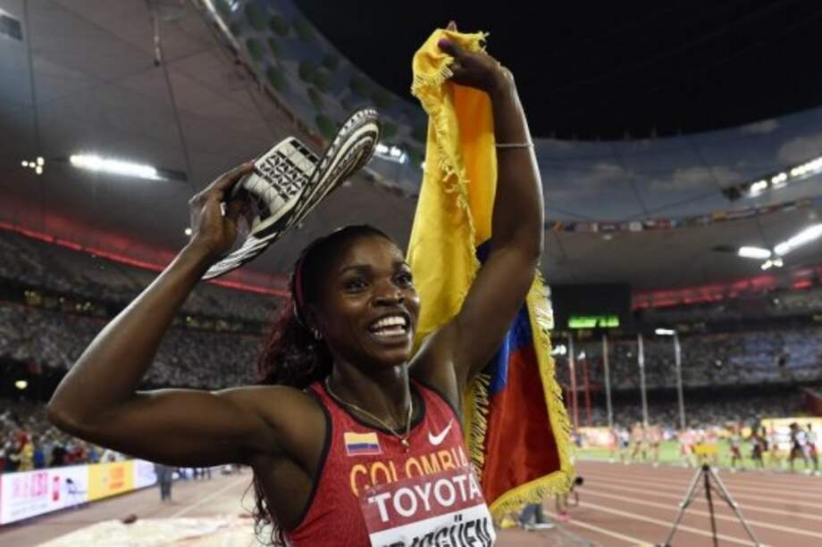 Caterine Ibargüen denunció la "politiquería" en la elección al abanderado. Foto: AFP