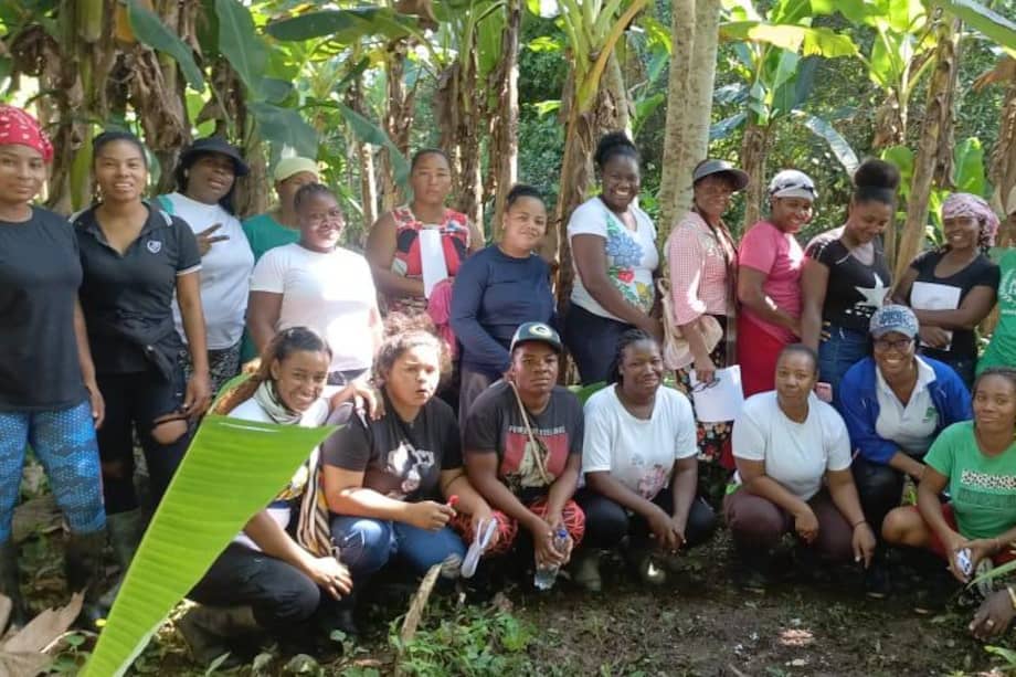 Miembros de la comundad del municipio de Carmen del Darién, en el departamento del Chocó.