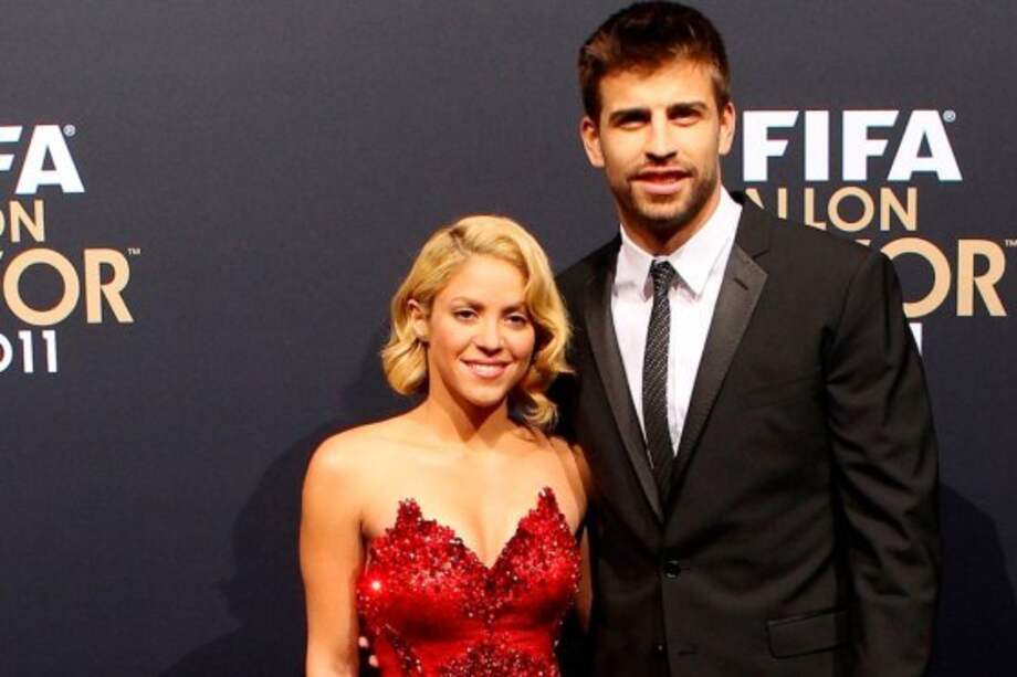 Shakira y Piqué en la entrega del Balón de Oro, enero de 2012 / Agencias