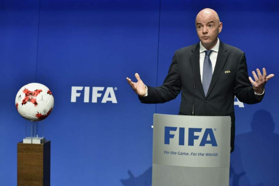 Gianni Infantino, presidente de la FIFA. Foto: AFP