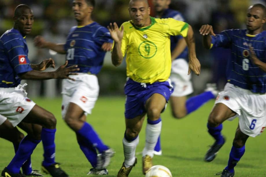 Rumbo al Mundial de Alemania 2006, Colombia igualó 0-0 en condición de visitante frente a Brasil. / AFP