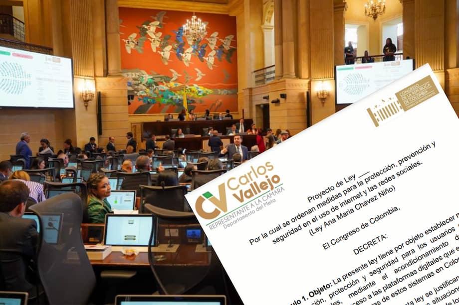 Proyecto de ley para regular redes sociales en Colombia.