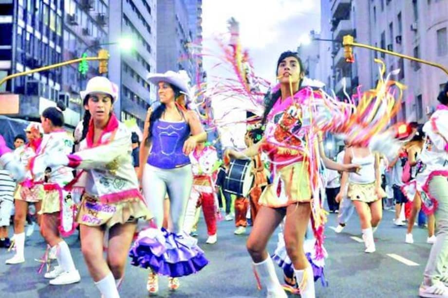 Los Carnavales de Buenos Aires se tomaron los lugares históricos del centro de la ciudad. / Cortesía