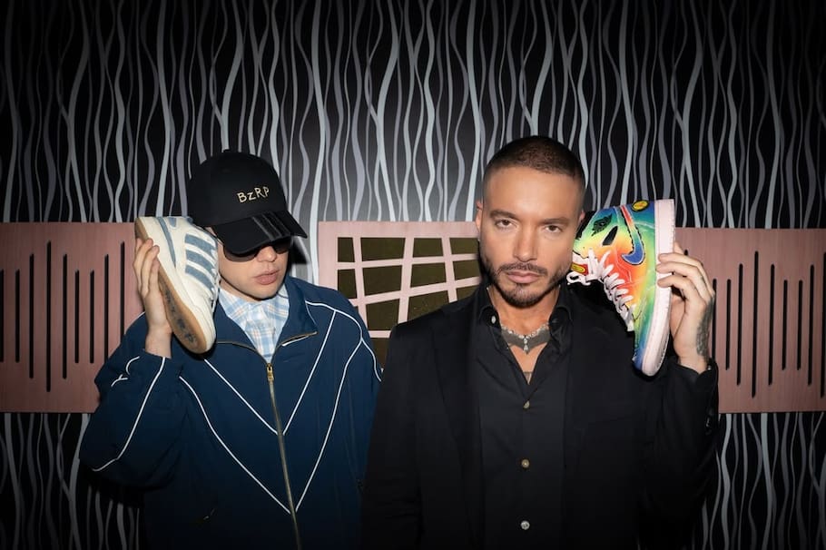 Bizarrap y J Balvin.