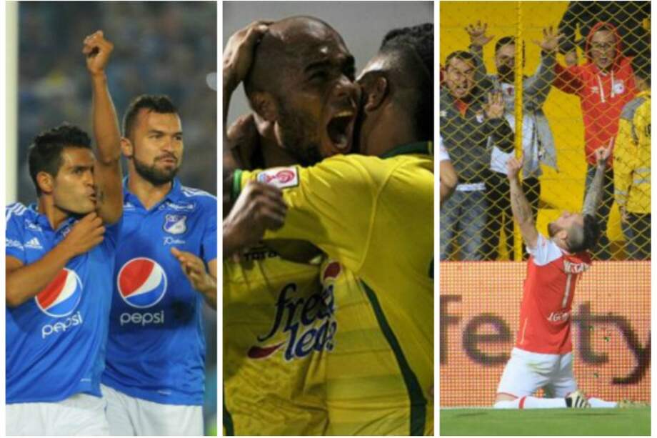 Los equipos bogotanos tomaron ventaja sobre los antioqueños.
