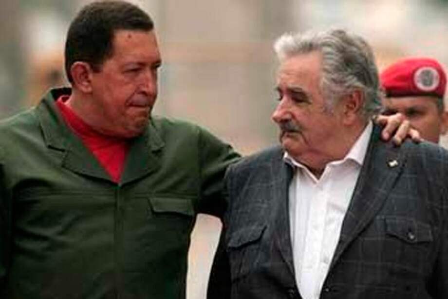Hugo Chávez y José Mujica
