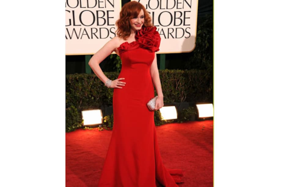 Christina Hendricks pierde joya en los Golden globes