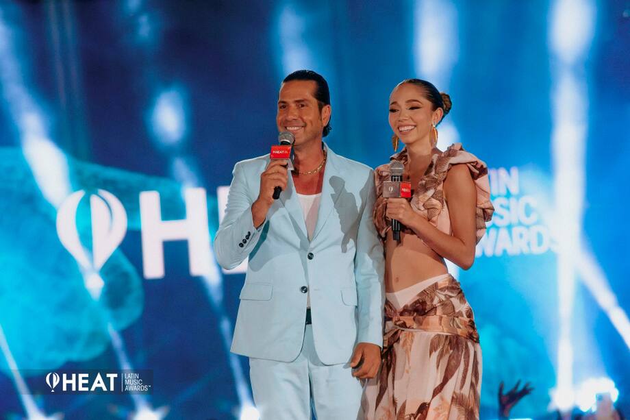 Gregorio Pernía y su hija Luna Pernía