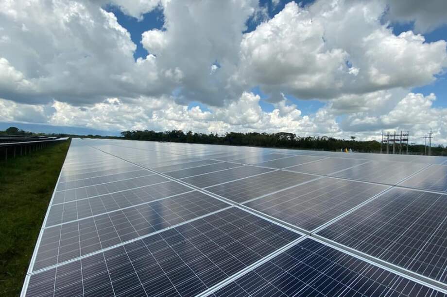 El Parque Solar Castilla, en el Meta. / Cortesía - Ecopetrol