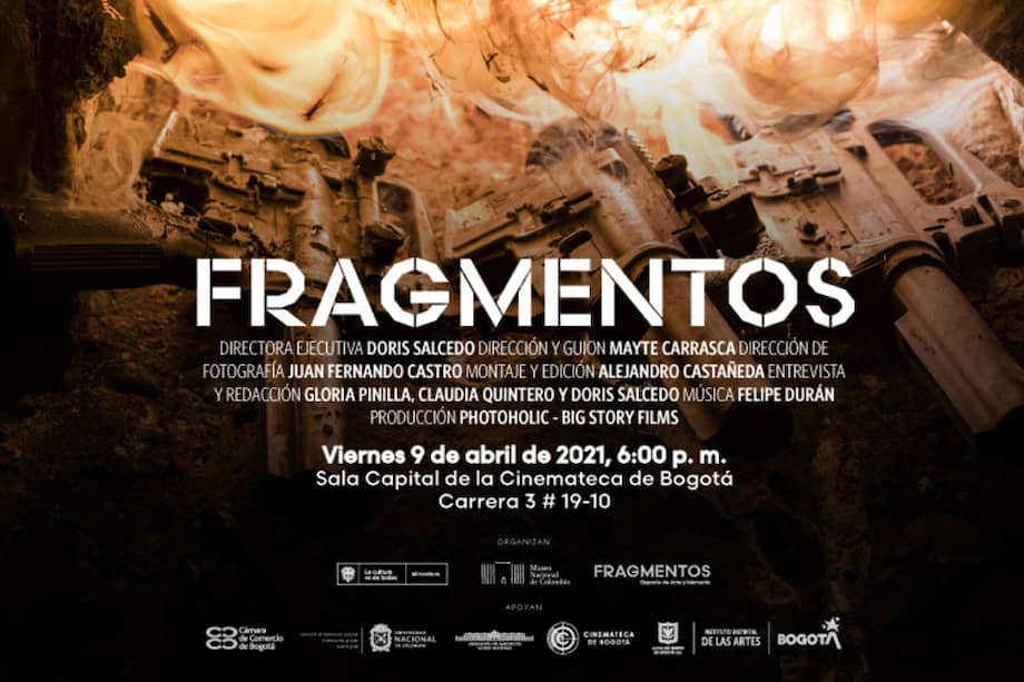 La proyección de "Fragmentos" contará con la participación virtual de Doris Salcedo, para conversar con el público luego de que termine el documental. La entrada es gratuita con aforo limitado.