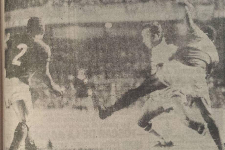 Jorge Gallego marcó el último tanto de Colombia por eliminatorias en Brasil. foto: Archivo