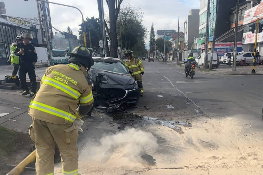 Accidente en la avenida Esperanza.