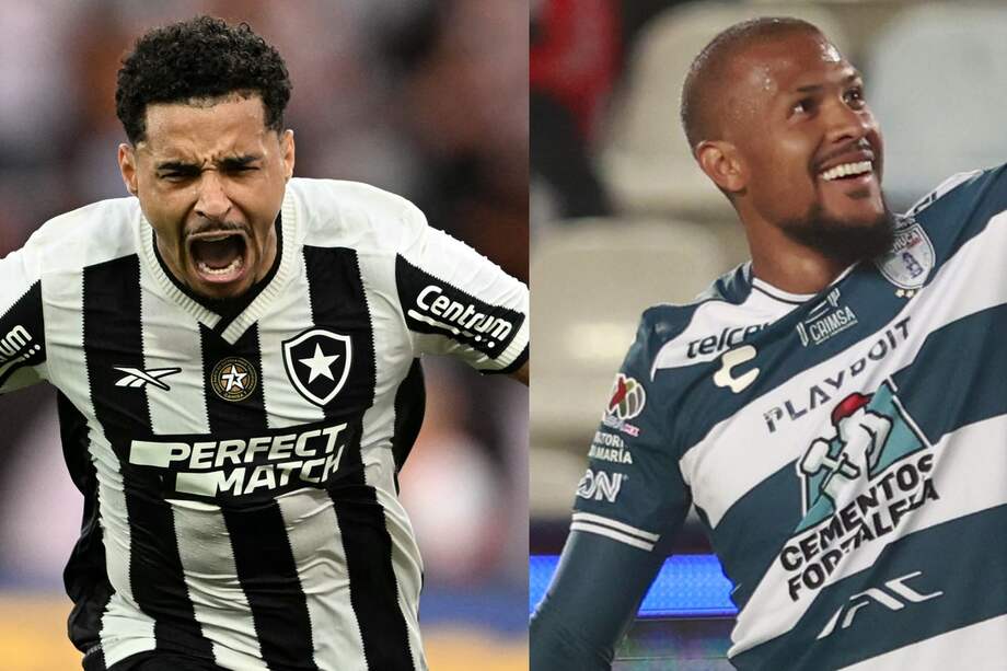 Gregore de Botafogo vs. Salomón Rondón de Pachuca.