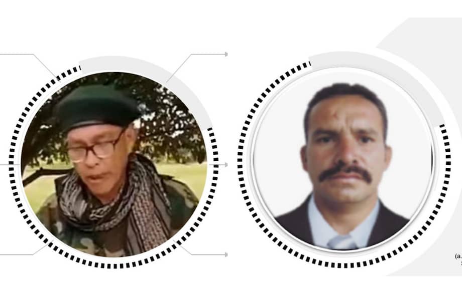 Alias "Ernesto" y alias "Arturo", dos de los cabecillas de las disidencias de las Farc muertos en operaciones del Ejército.