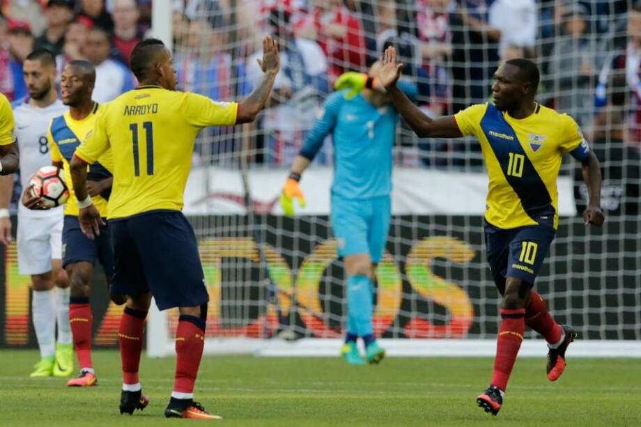 El seleccionado ecuatoriano quedó eliminado de la Copa América Centenario. Foto: AFP