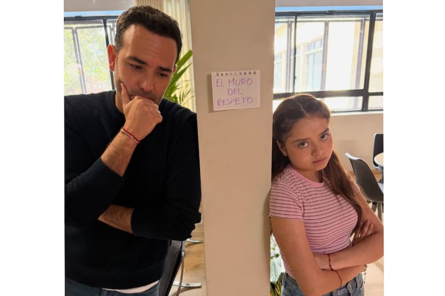 El actor, quien interpreta a Mauricio Reina de la Hoz, publicó un emotivo mensaje en sus redes sociales.