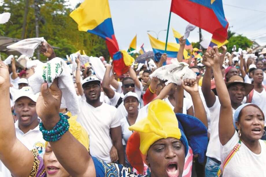 Dirigentes del Paro Cívico de Buenaventura de 2018 han sido asesinados y otros están amenazados. / AFP