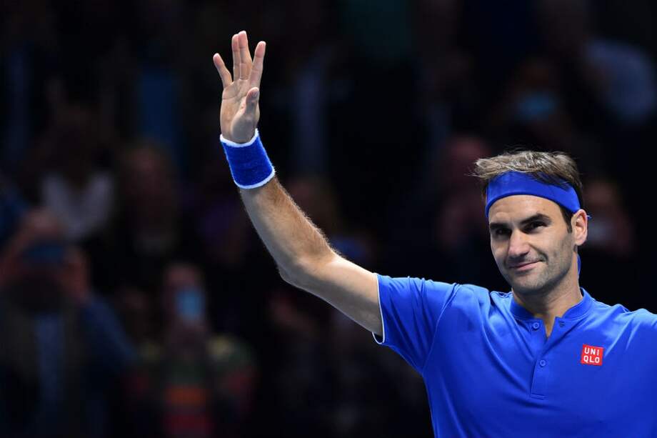Roger Federer mostró su apoyo a la ATP Cup. / AFP