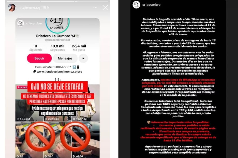 Tras casi un mes de la muerte del ‘Aventurero’, Lina Jiménez dio a conocer una información importante.