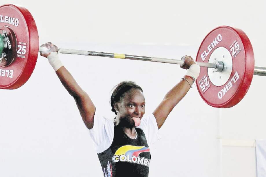 Yenni Sinisterra, múltiple medallista dorada en eventos internacionales. / EFE