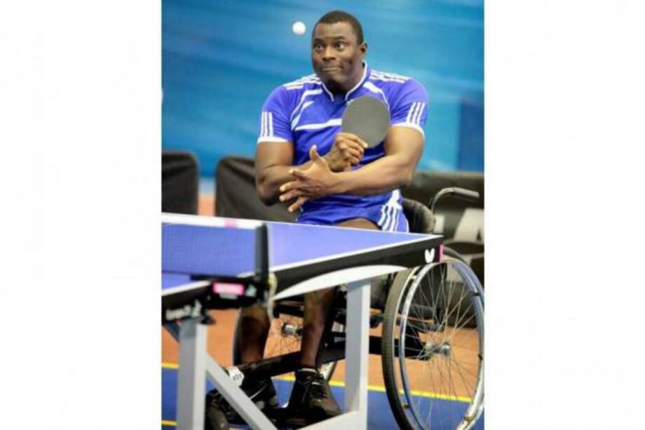 George Wyndham participó en el torneo de tenis de mesa en los Paralímpicos. Foto: Paralympics.
