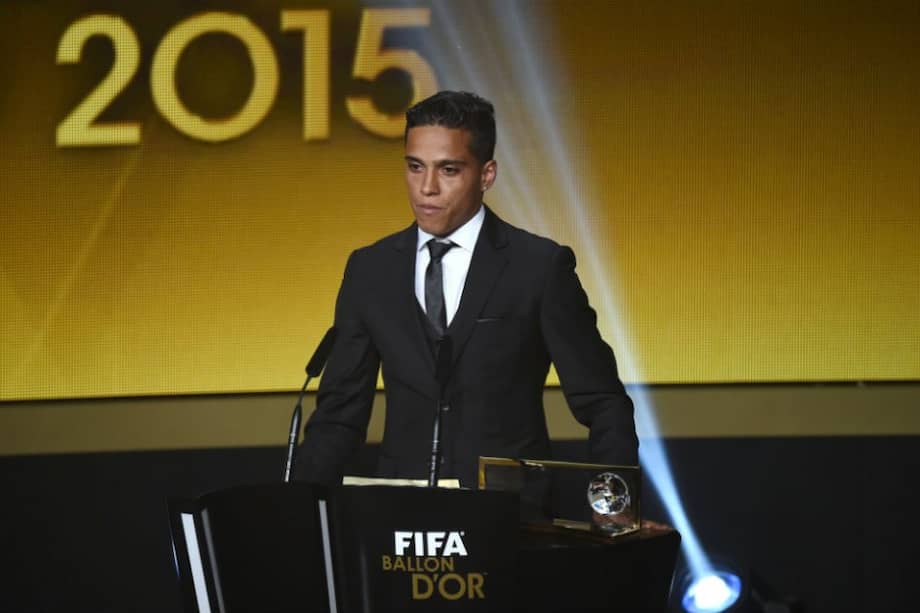 Wendell Lira ganó el premio Puskas. Foto: AFP
