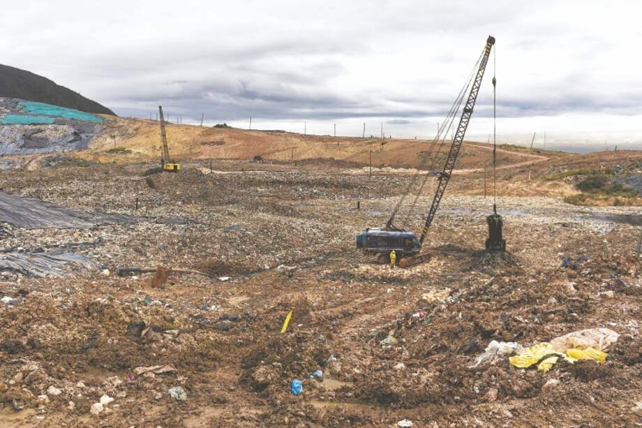 Al día llegan al relleno 6.500 toneladas. El 70 % se podría reutilizar. / Juan Zarama
