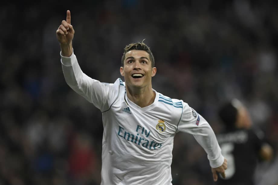 Cristiano Ronaldo marcó dos goles en el triunfo del Real Madrid frente al PSG. / AFP