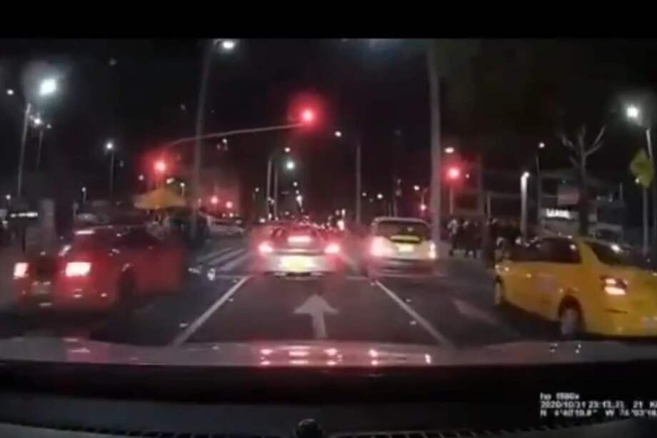 Bogotá: miembros de Fiscalía, al parecer ebrios, causaron accidente de tránsito