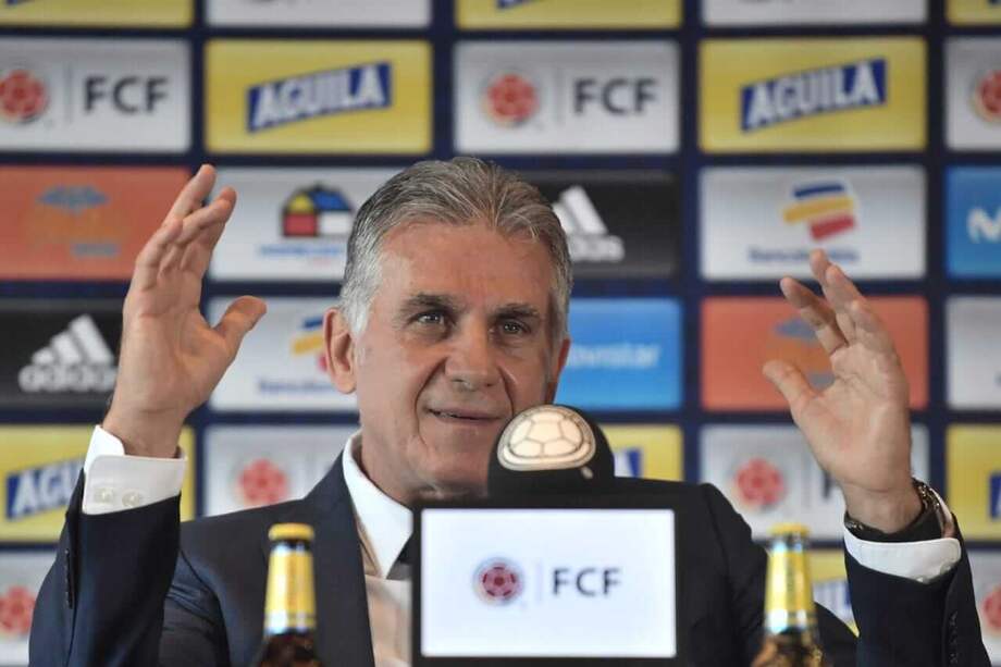 Carlos Queiroz, técnico de la selección colombiana de fútbol. / Óscar Pérez
