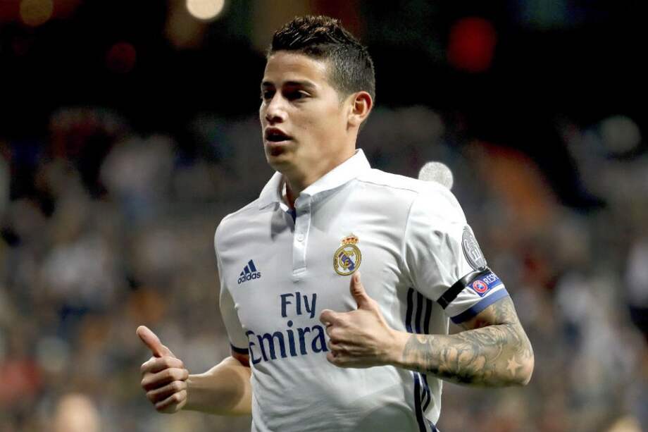 James Rodríguez, mediocampista del Real Madrid. Foto: EFE