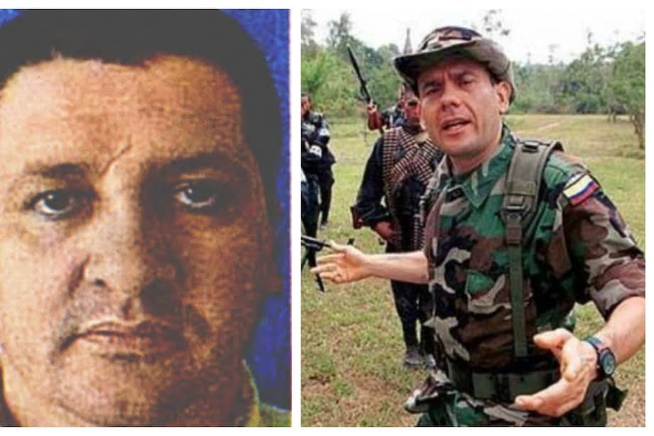 Jacinto Alberto Soto, alias Lucas, administrador de recursos de la 'Casa Castaño' (izquierda). Carlos Castaño, uno de los máximos jefes del paramilitarismo en Colombia, muerto en 2004 (derecha).
