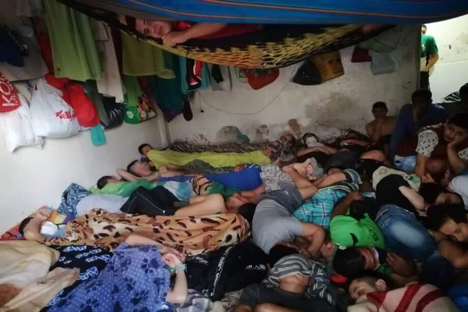 Las precarias condiciones de los reclusos tienen en alerta al Distrito. / Cortesía: Personería de Bogotá