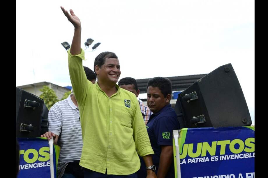 Rafael Correa, presidente de Ecuador y candidato a la reelección./ AFP