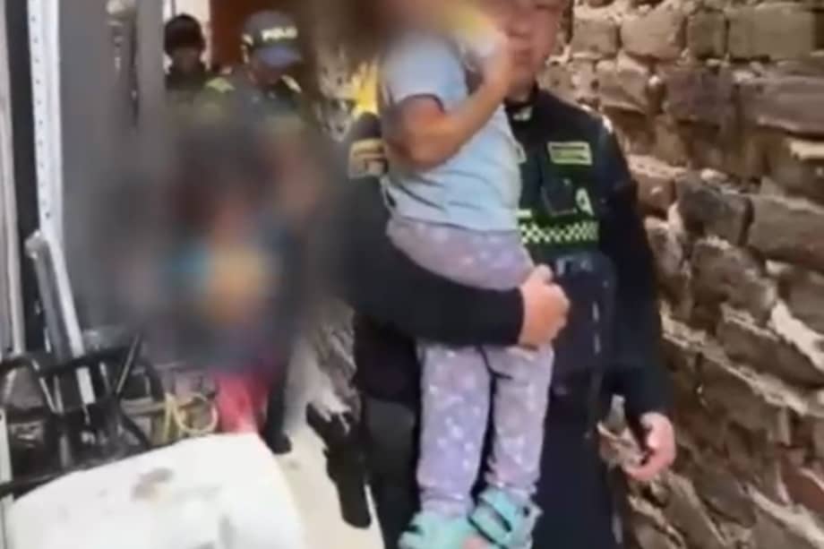 Policía de Bogotá rescató a las menores en Los Mártires.
