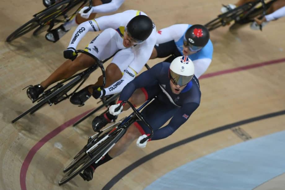 Fabián Puerta quedó quinto en el Keirin. Foto: AFP