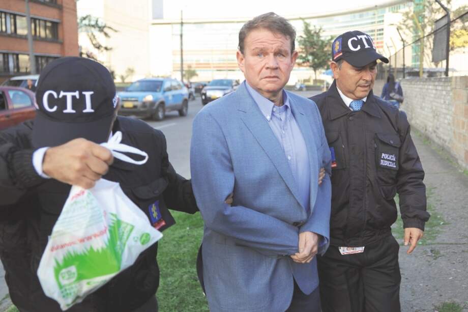El exsenador Otto Bula el día que fue capturado por agentes del Cuerpo Técnico de Investigaciones. / Cristian Garavito